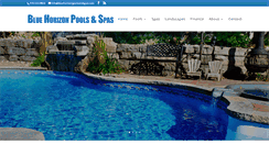 Desktop Screenshot of bluehorizonpoolsandspas.com